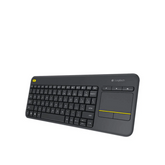 لوحة مفاتيح Logitech K400 Plus اللاسلكية الإنجليزية السوداء